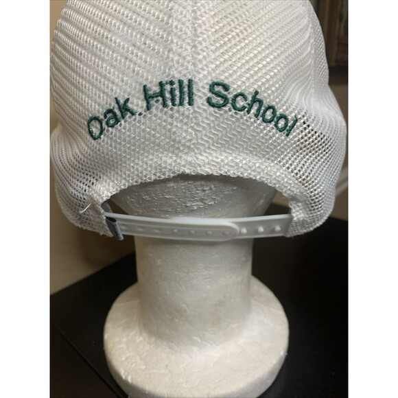 Oak Hill School Embroidered Logo White Mesh Adjustable Hat - Picture 5 of 9